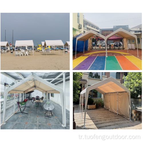 Açık Kamp Yağmuru ve Güneş Koruma Geniş Pergola